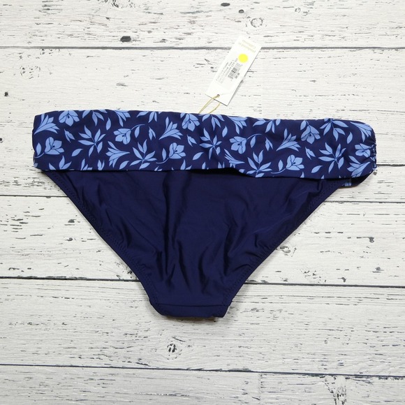 Draper James Helen Jon Bikini Bottom Womens Large Fold Over Hipster Floral Swim - Picture 6 of 8
